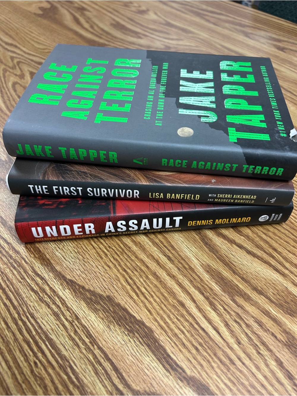 Canadian Current Affairs, True Crime & Geopolitics Hardcover Book Bundle of 3
